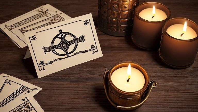 Cartomancie avec des cartes inspirées des Vikings
